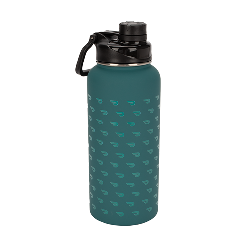32.5 OZ RUBBERIZED STAINLESS STEEL WATER BOTTLE