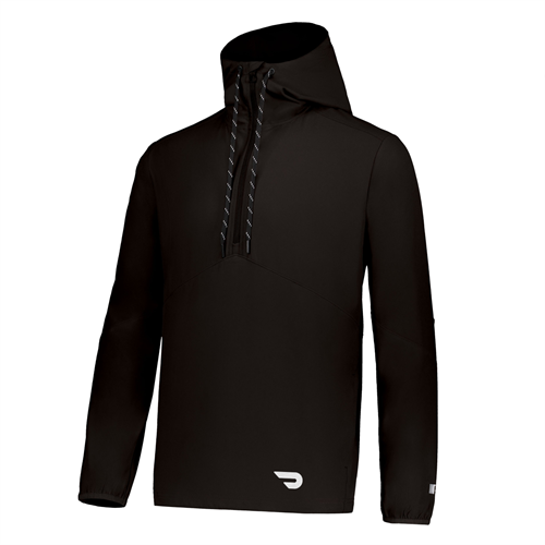 Athletic Hooded Quarter-Zip Pullover