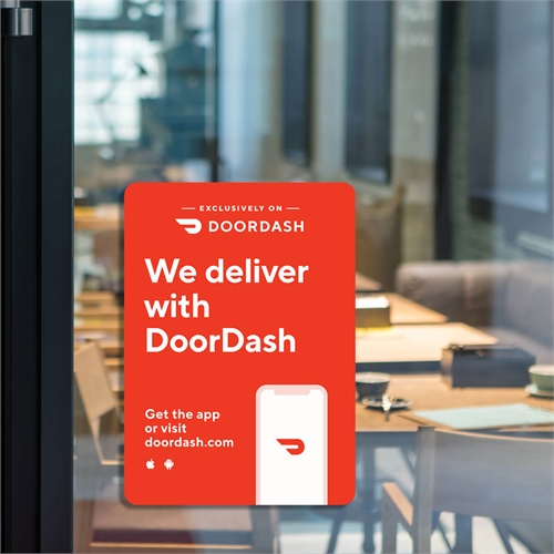 Exclusive Partner 10 x 14 Window Cling